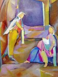 © S. Blumin, Annunciation, signed, unframed author's print of oil painting, 2000 (click to enlarge) © S. Blumin, Annunciation, signed, unframed author's print of oil painting, 2000 (click to enlarge)